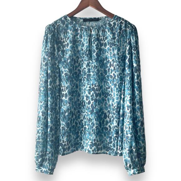 House of Harlow 1960 x Revolve Seymore Blouse Long SleeveTop Women's Size M - Picture 3 of 7